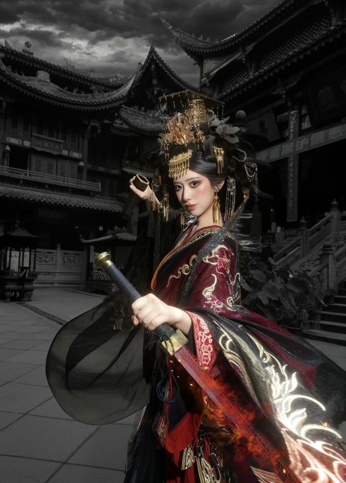 ảnh gái Trung Quốc ngầu sắc sảo