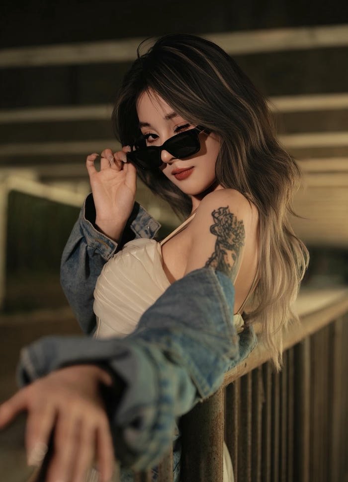 ảnh gái xinh ngầu lạnh lùng