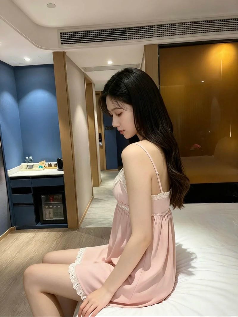 ảnh gái xinh pijama phong cách Hàn