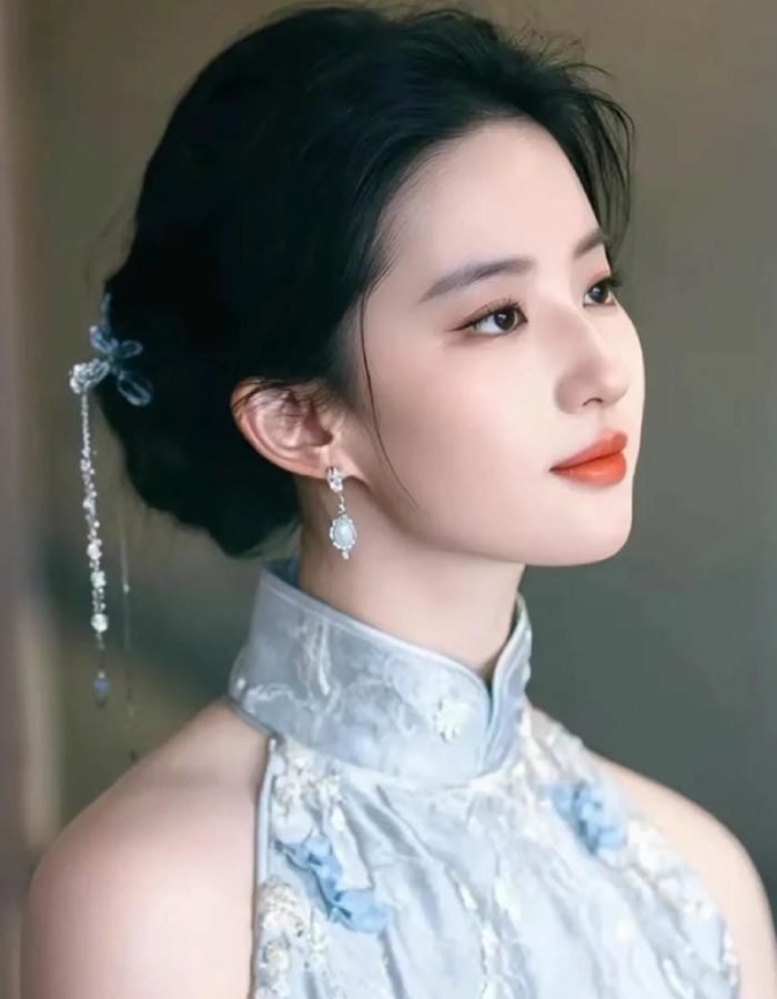 ảnh gái xinh trung quốc ánh nhìn hài hòa cân đối