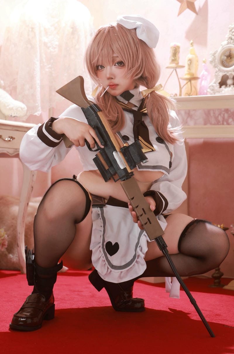 ảnh ghi lại gái xinh cosplay mặc bikini