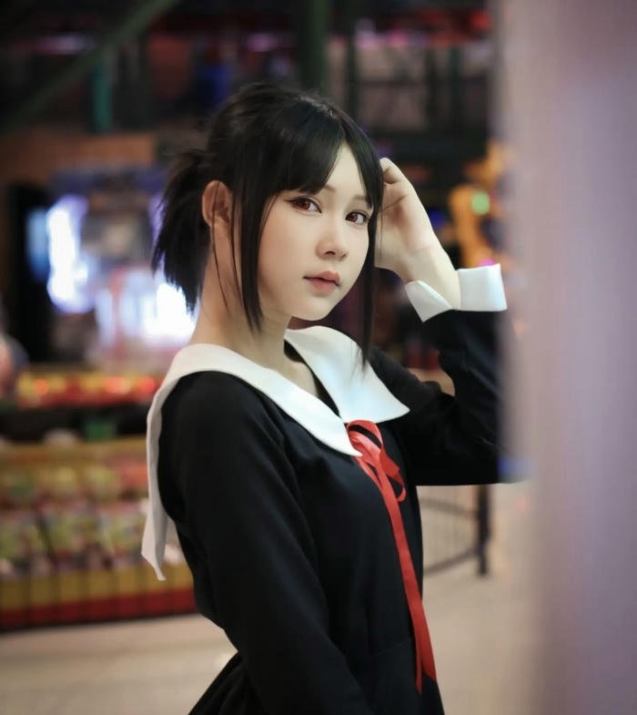 ảnh kaguya cosplay hội học sinh