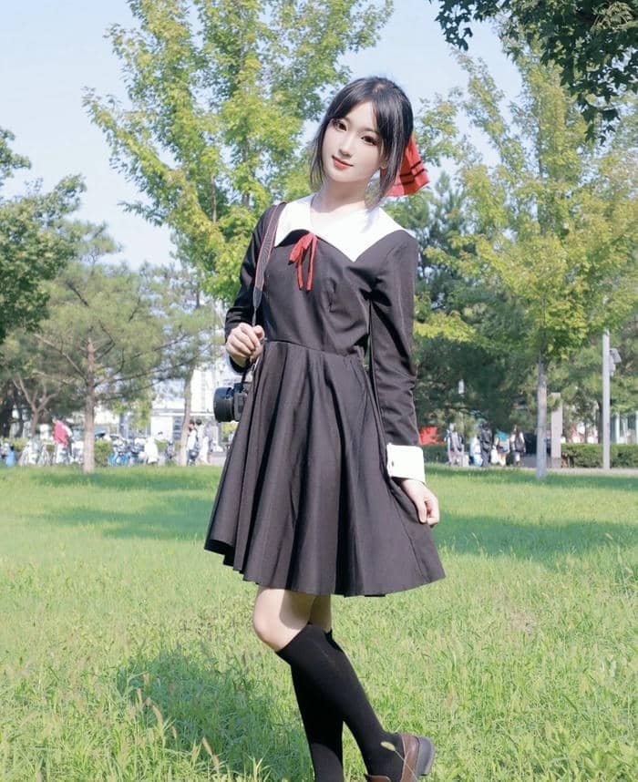 ảnh kaguya cosplay phong cách nữ sinh