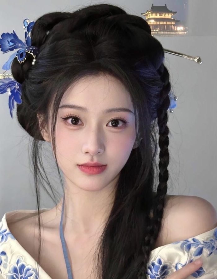 ánh mắt mê người ảnh gái xinh cổ trang