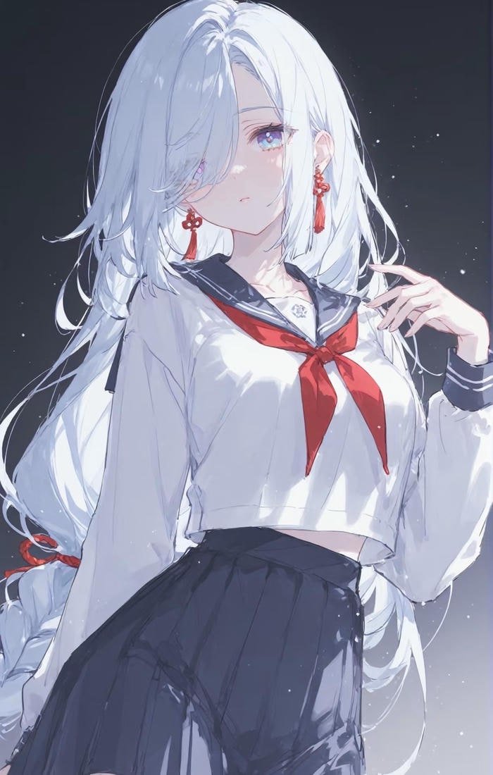 ảnh minh họa hình thể anime nữ học sinh chuẩn tỷ lệ