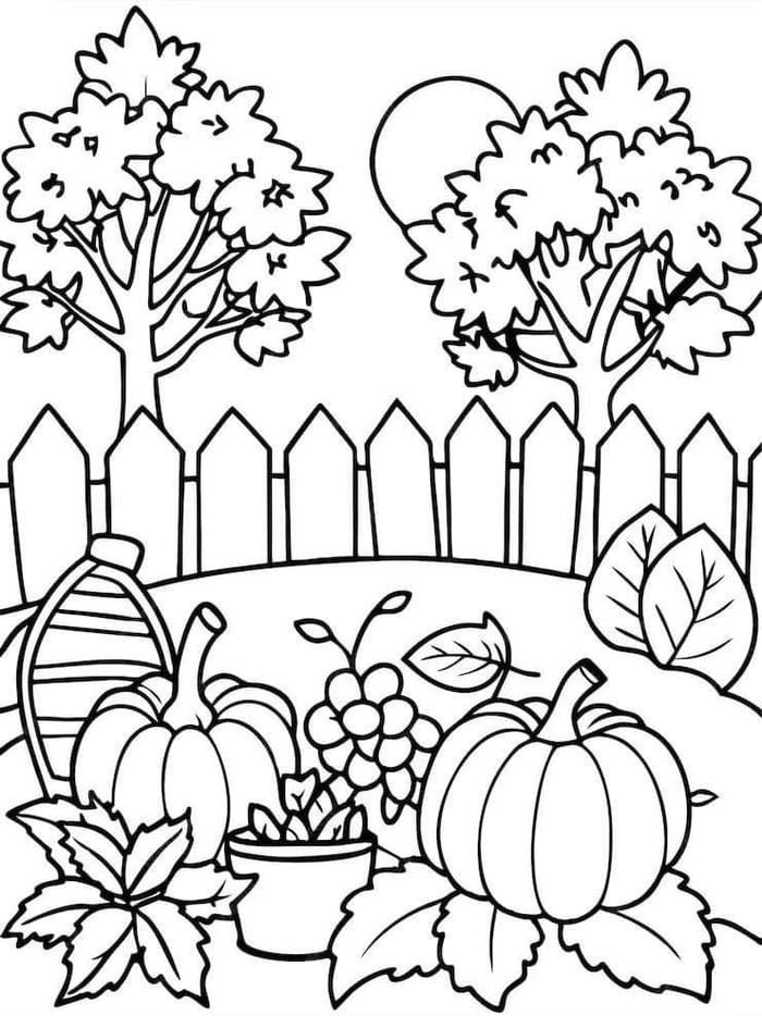 ảnh phong cảnh tô màu dễ tô