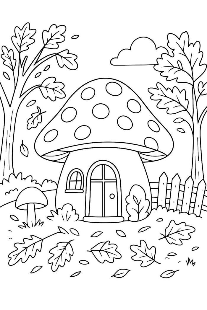 ảnh tranh tô màu phong cảnh đẹp nhất