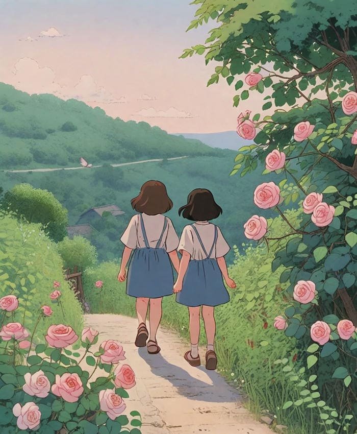 anime bạn bè thân thiết dễ mến