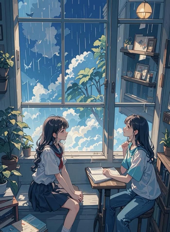 anime bạn thân học đường dễ thương