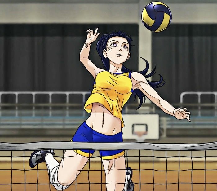 anime bóng chuyền đẹp hài hòa