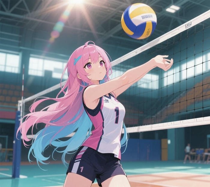 anime bóng chuyền nhìn rất cuốn