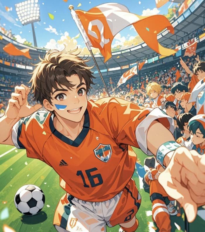 anime bóng đá tinh thần đồng đội