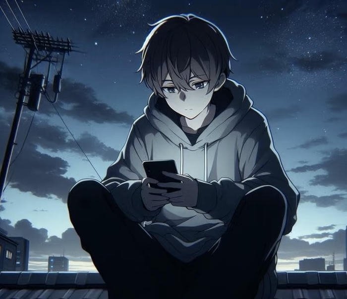 anime buồn trong đêm yên tĩnh