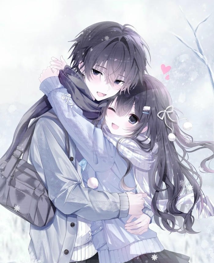 anime cặp đôi ôm nhau thắm thiết