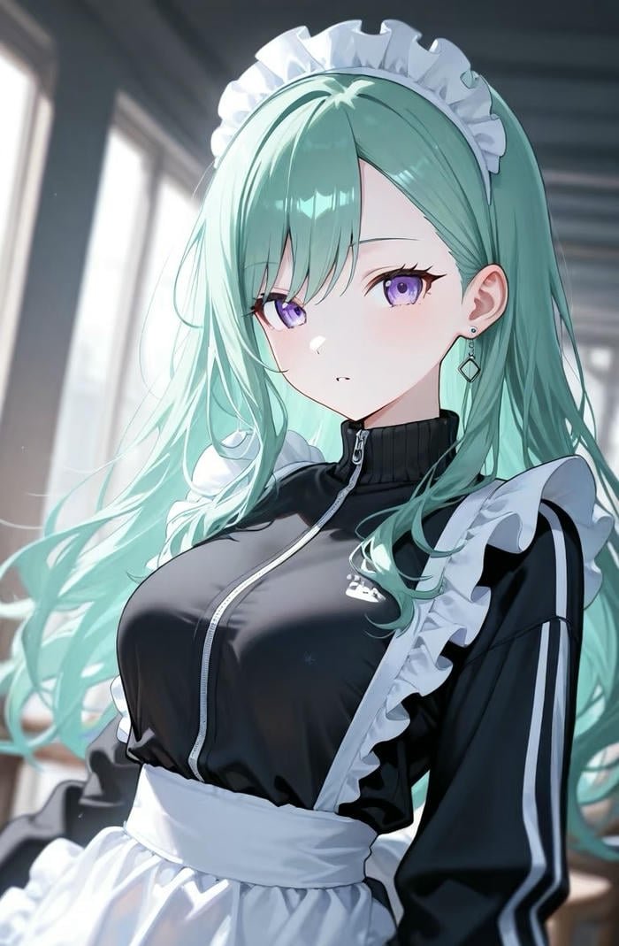 anime hầu gái phong cách nghệ thuật