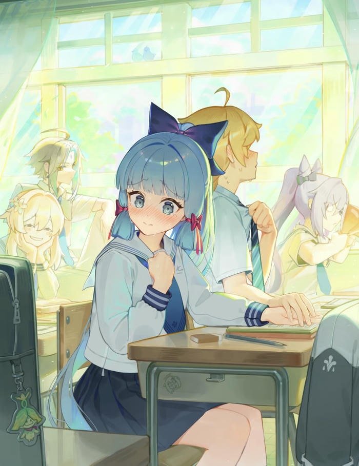anime học đường môi trường học tập
