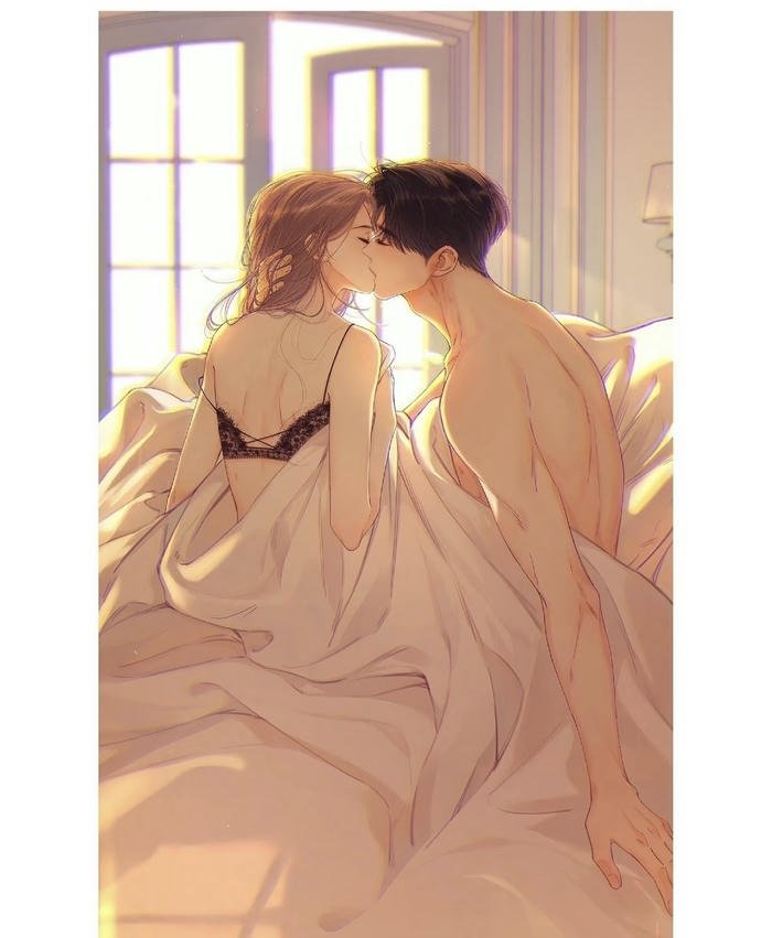 anime hôn nhau đôi tình nhân