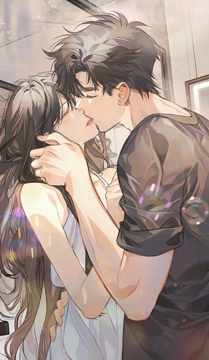 anime hôn nhau khoảnh khắc yêu đôi