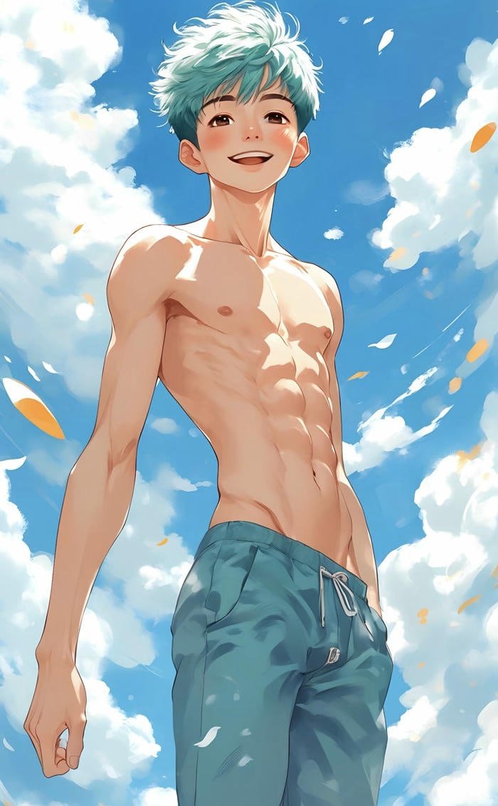 anime nam 6 múi hình thể đẹp