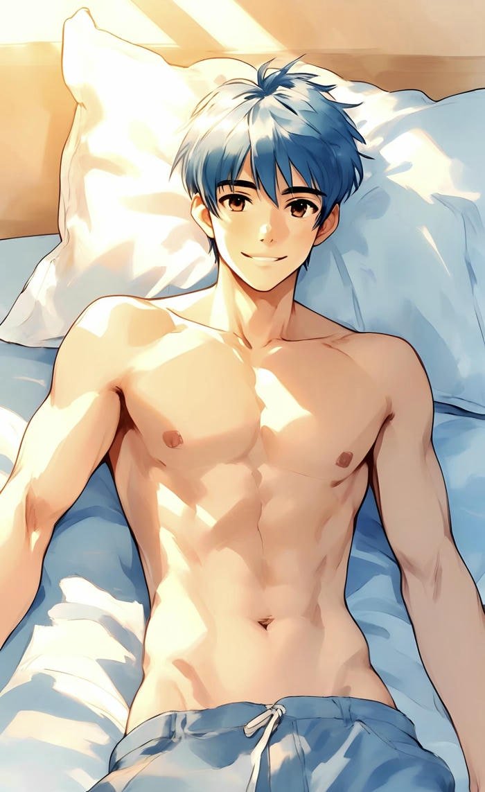 anime nam 6 múi khí chất mạnh