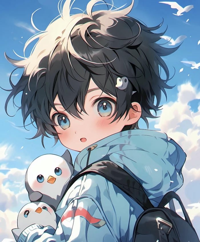 anime nam cute vẻ ngoài sáng