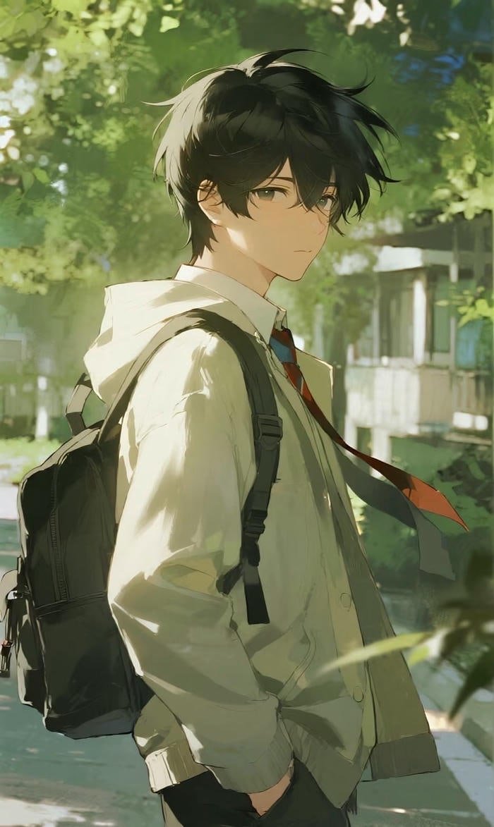 anime nam học sinh ngầu cá tính lạnh lùng
