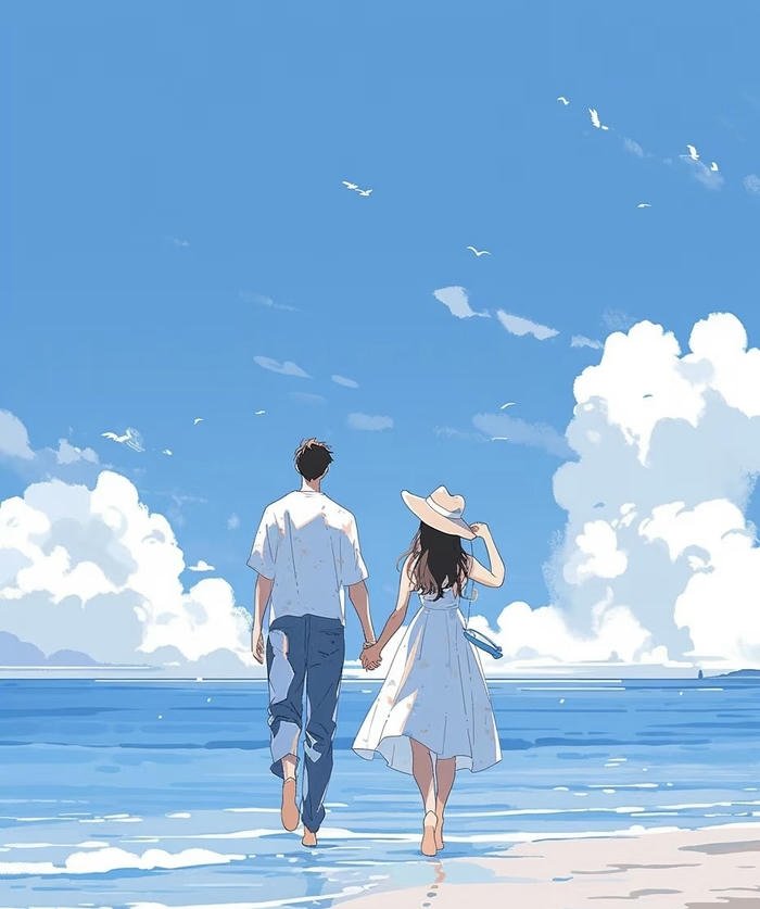 anime nắm tay trong im lặng