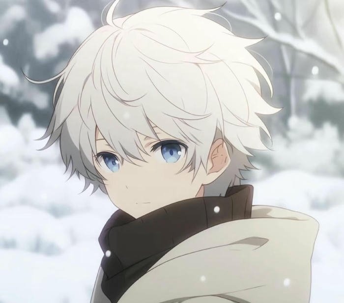 anime nam tóc trắng vẻ đẹp lạ
