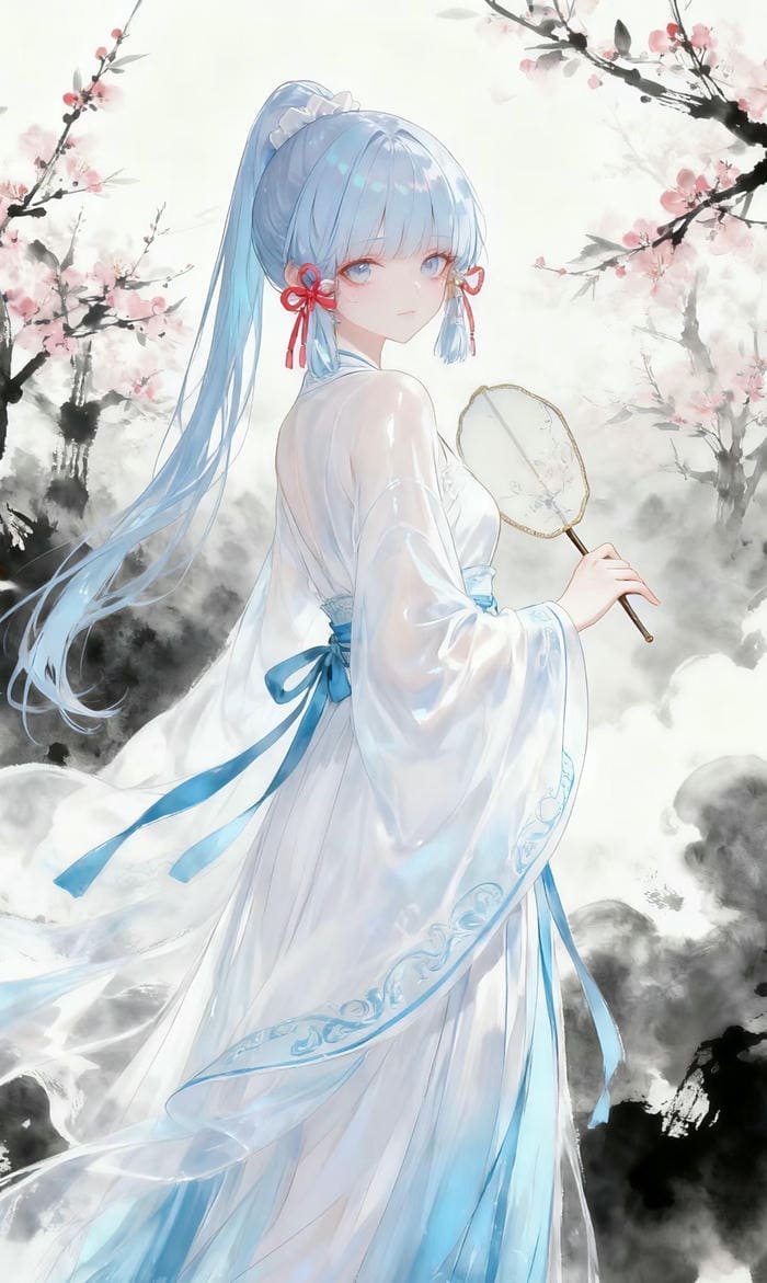 anime nữ cổ trang cảm giác cổ kính