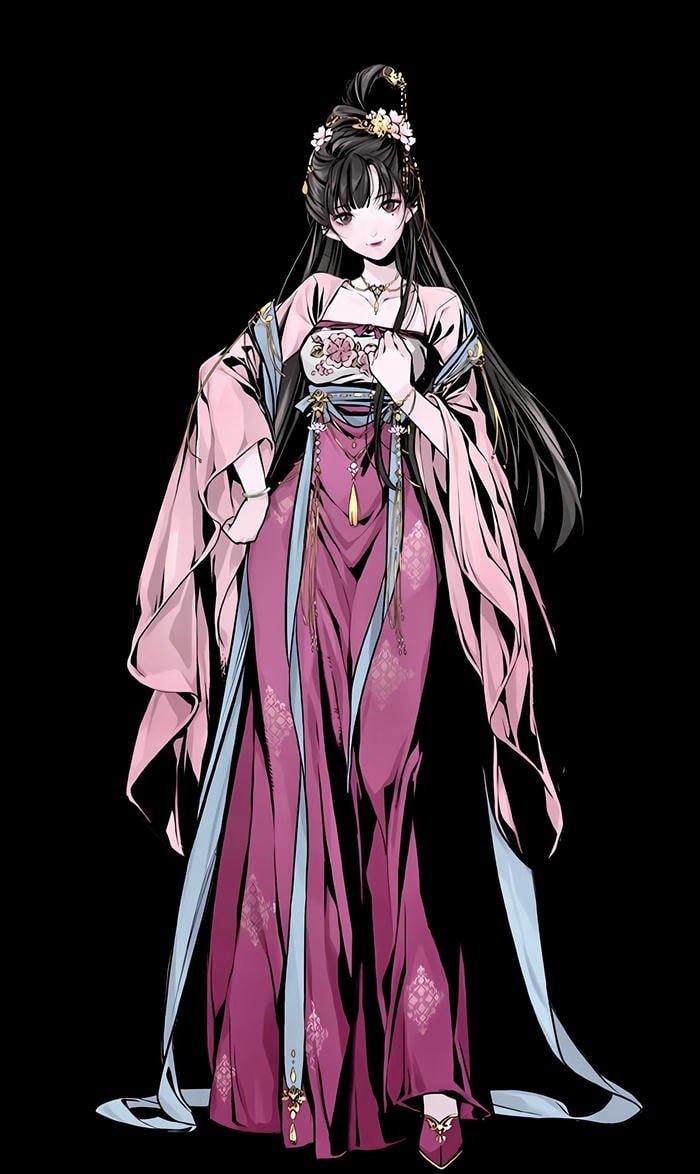 anime nữ cổ trang phong thái quý nữ