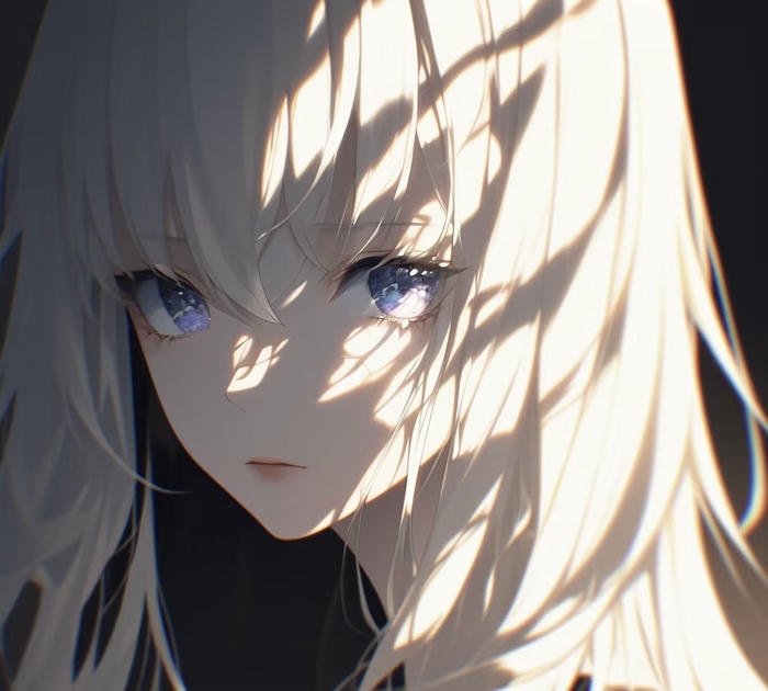 anime nữ đẹp ánh mắt buồn cực hiếm
