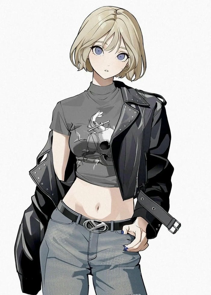 anime nữ ngầu khí thế bức phá mãnh liệt