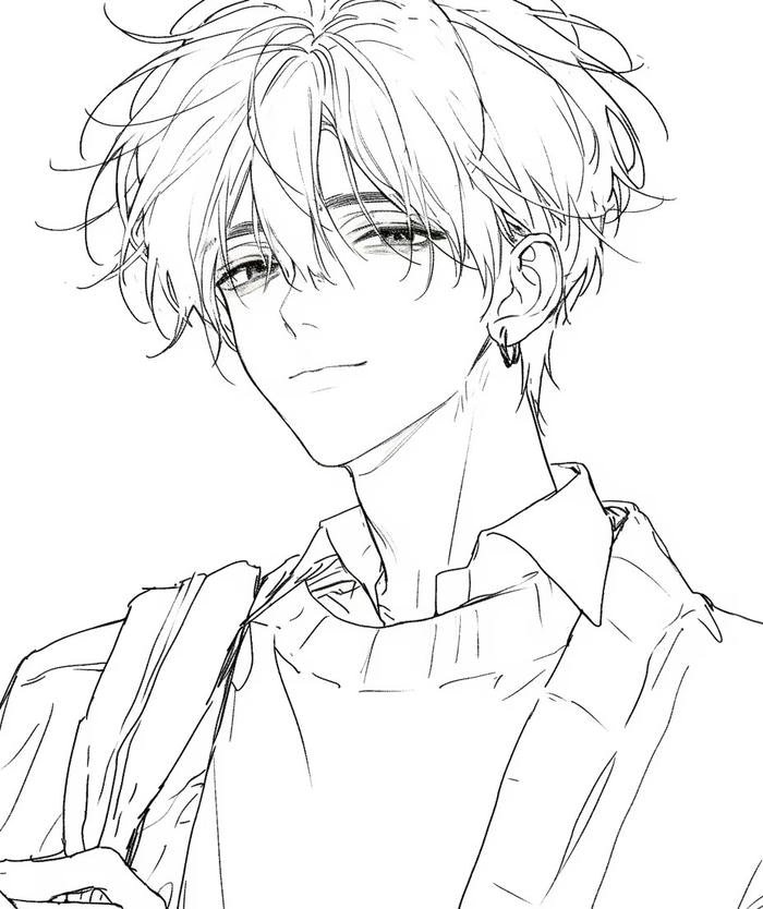 anime tranh vẽ nam nhẹ nhàng