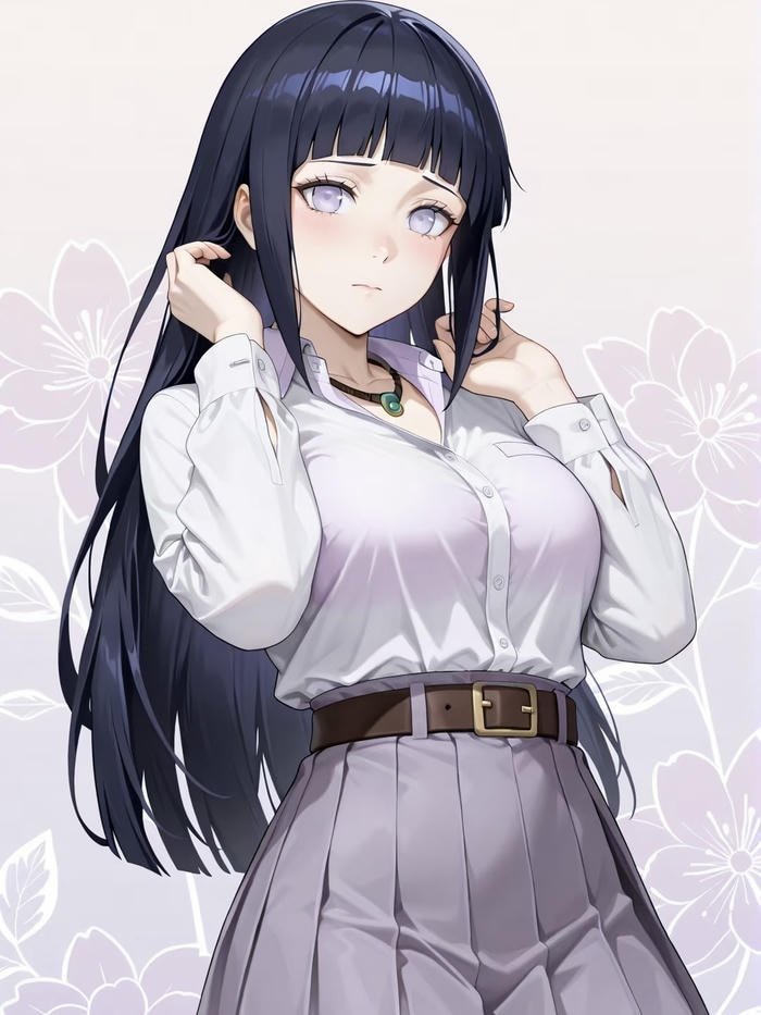 avatar anime nữ phong cách tối giản