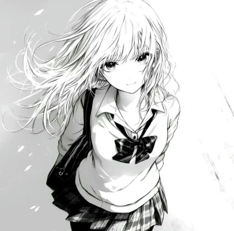 avatar đen trắng hài hước nhẹ nhàng