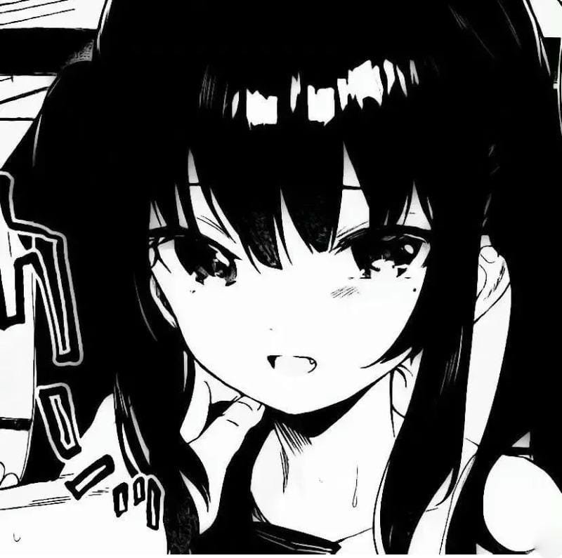 avatar đen trắng nam nữ tối giản