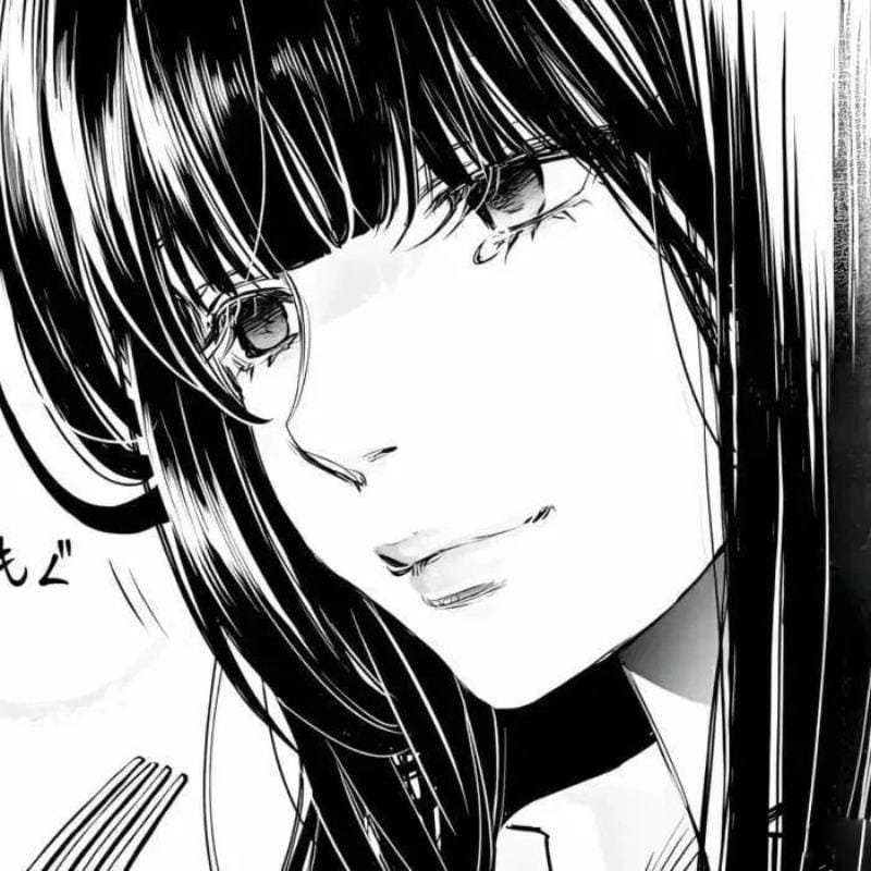 avatar đen trắng nữ ánh nhìn sâu