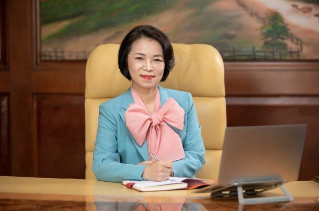 Bà Phạm Thu Hương, phu nhân của ông Phạm Nhật Vượng và là Phó Chủ tịch Vingroup