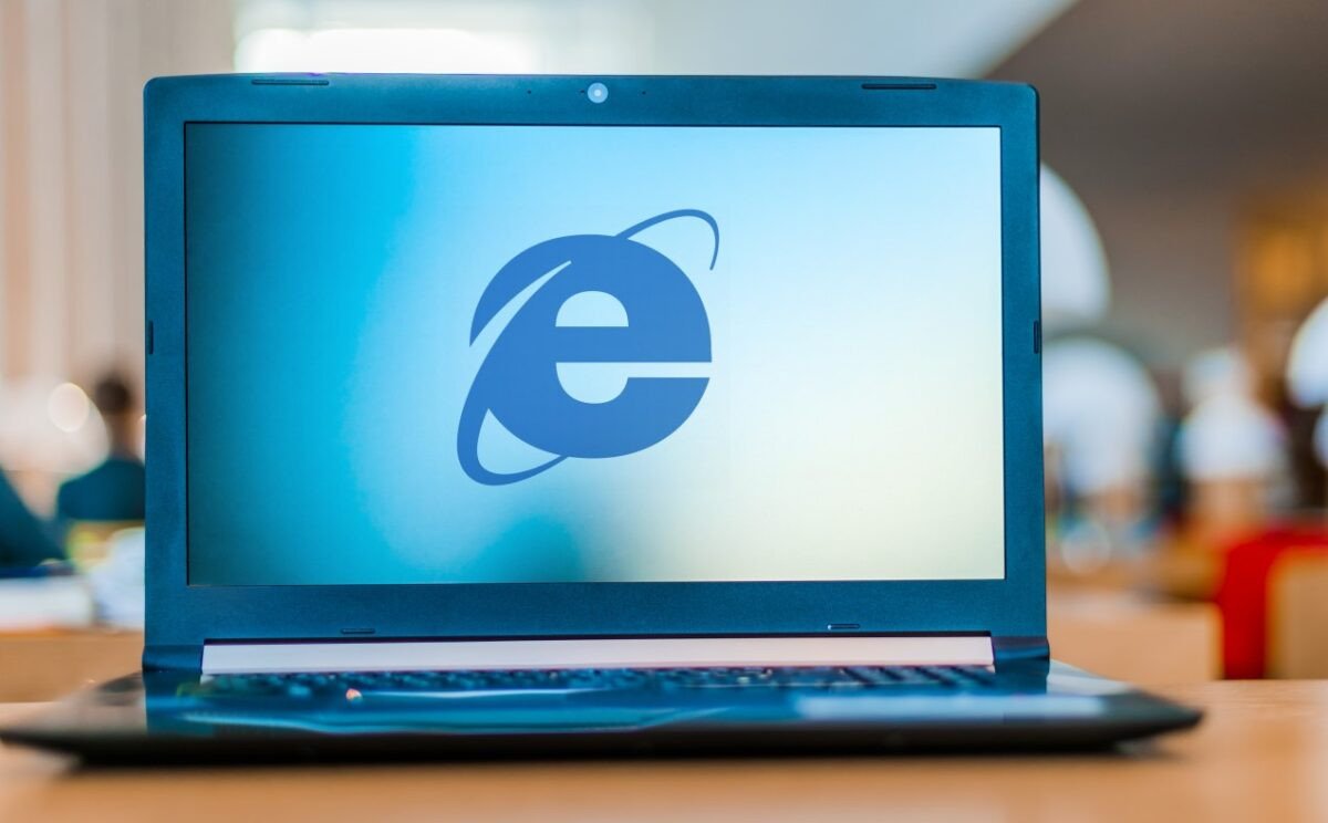 Biểu tượng trình duyệt Internet Explorer khi bị dừng hỗ trợ