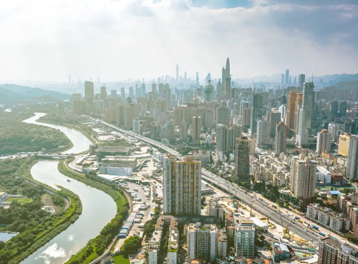 Cảnh quan hiện đại tượng trưng cho sự phát triển kinh tế của Thâm Quyến