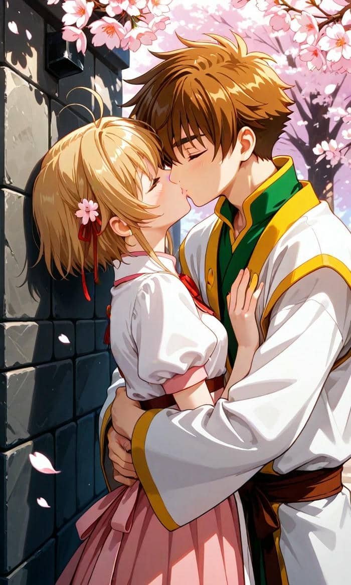 cặp anime đôi hôn cảm xúc sâu