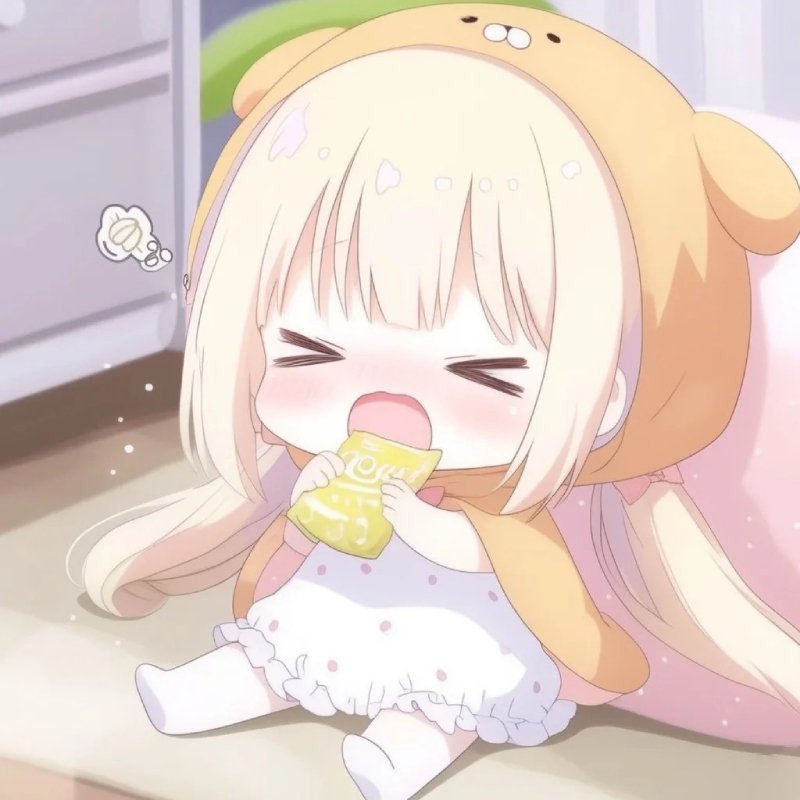 chibi nữ cute hình minh họa vui nhộn đáng yêu ngọt ngào