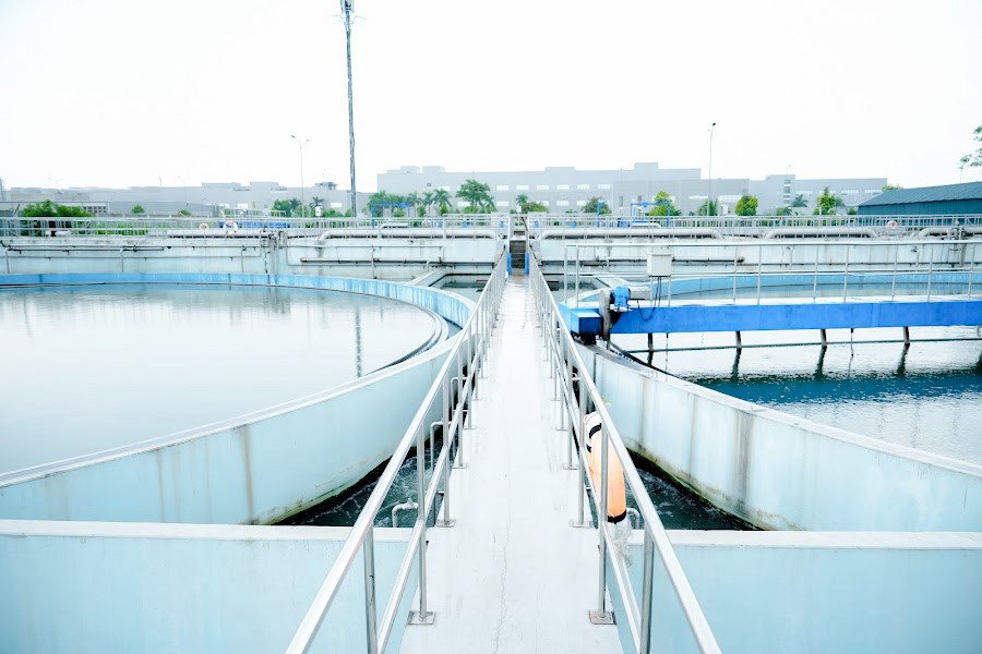 Cơ sở hạ tầng đang phát triển tại Khu công nghiệp Yên Bình Thái Nguyên