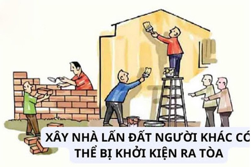 Công trình xây dựng đang bị xử lý do vi phạm