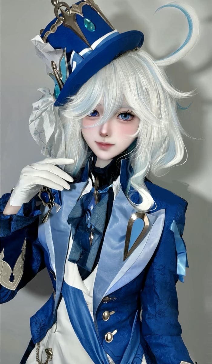 cosplay furina tạo hình đơn giản