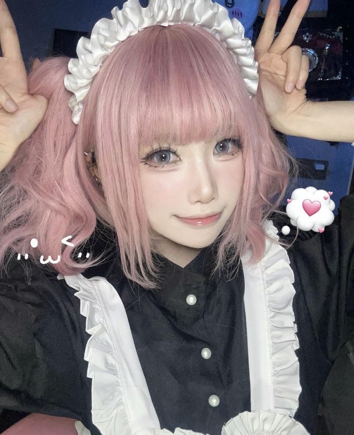 cosplay hina tóc thẳng tự nhiên