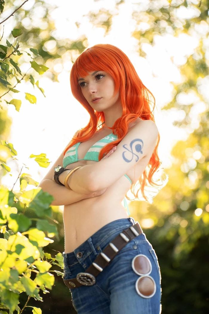 cosplay nami trong ảnh nghệ thuật