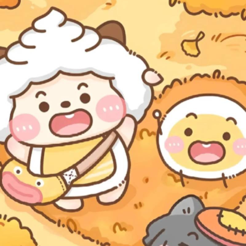 cừu dễ thương hình nền chibi cute