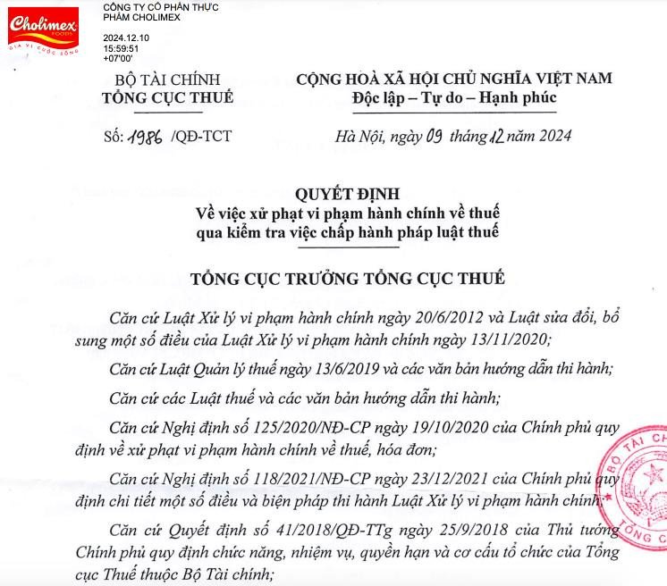 Doanh nghiệp đối mặt hậu quả vi phạm thuế nghiêm trọng