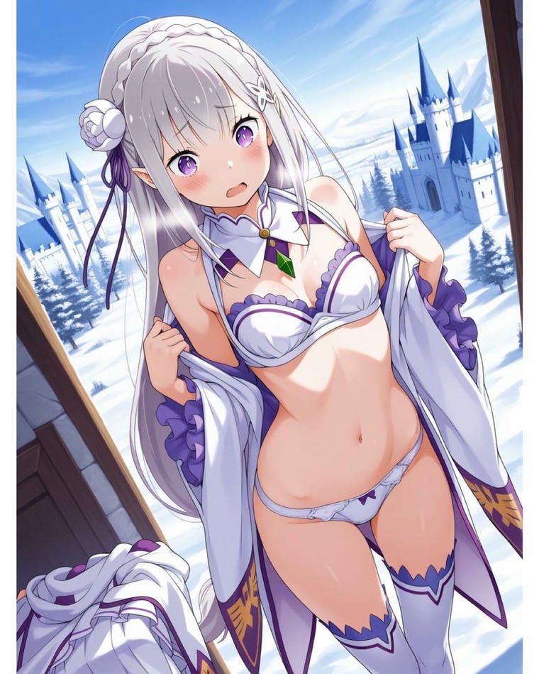 emilia re zero hentai gợi cảm